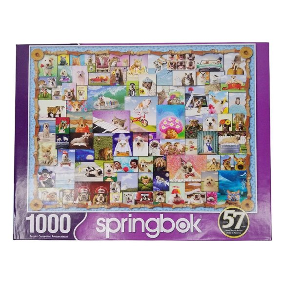 Springbok Jigsaw Puzzle Animal Quackers 1000 Piece - Picture 1 of 7
